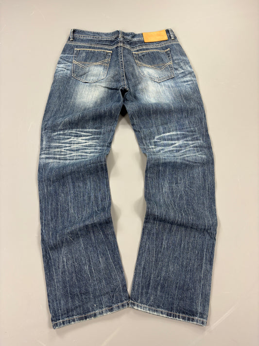 Japan Style Washed Straight Jeans vintage (L) 61season