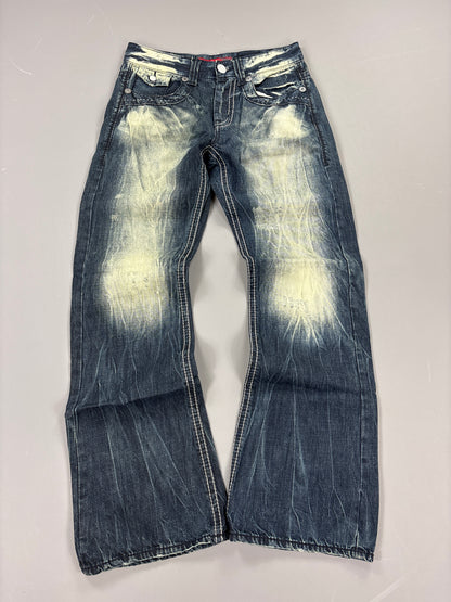 Japan Style Washed Bootcut Jeans vintage (L) 61season