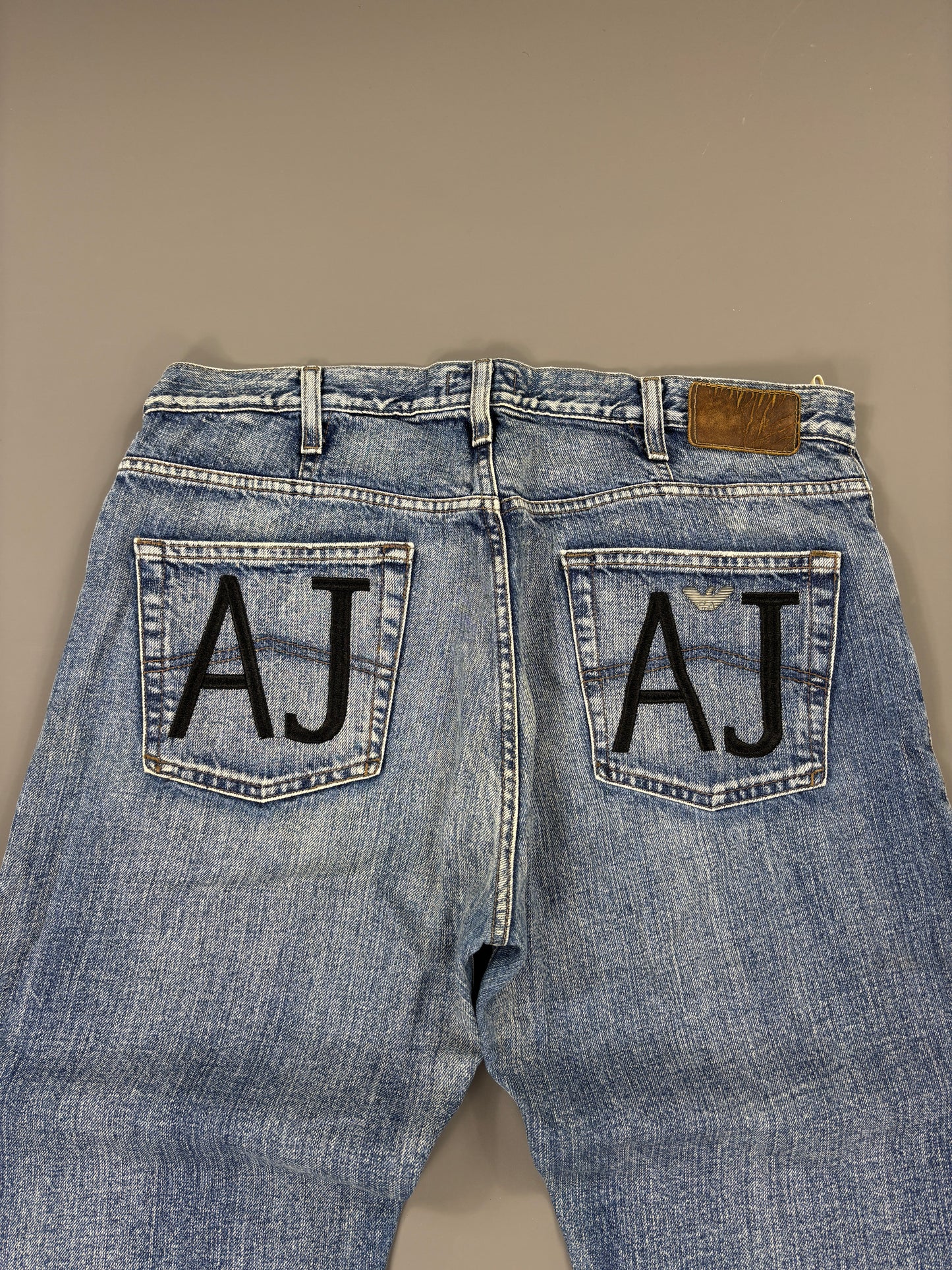 Armani Jeans vintage printed straight (M) 61season
