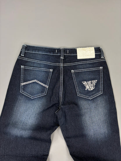 Armani Jeans vintage print skinny (S) 61season