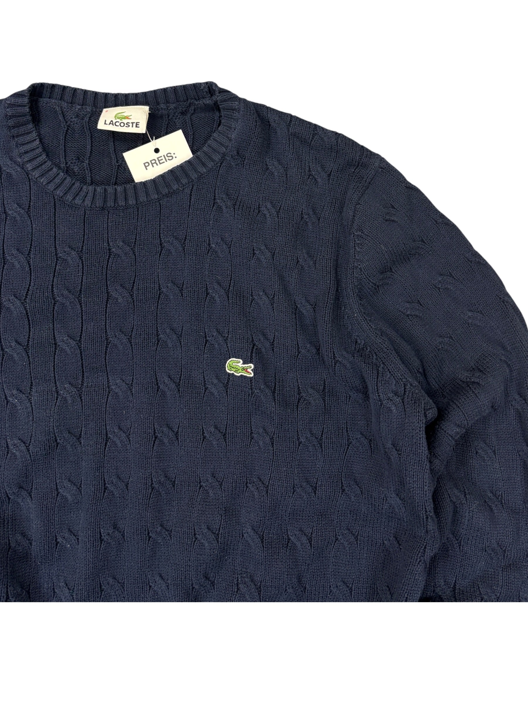 Lacoste Sweater vintage knit rope (M) 61season