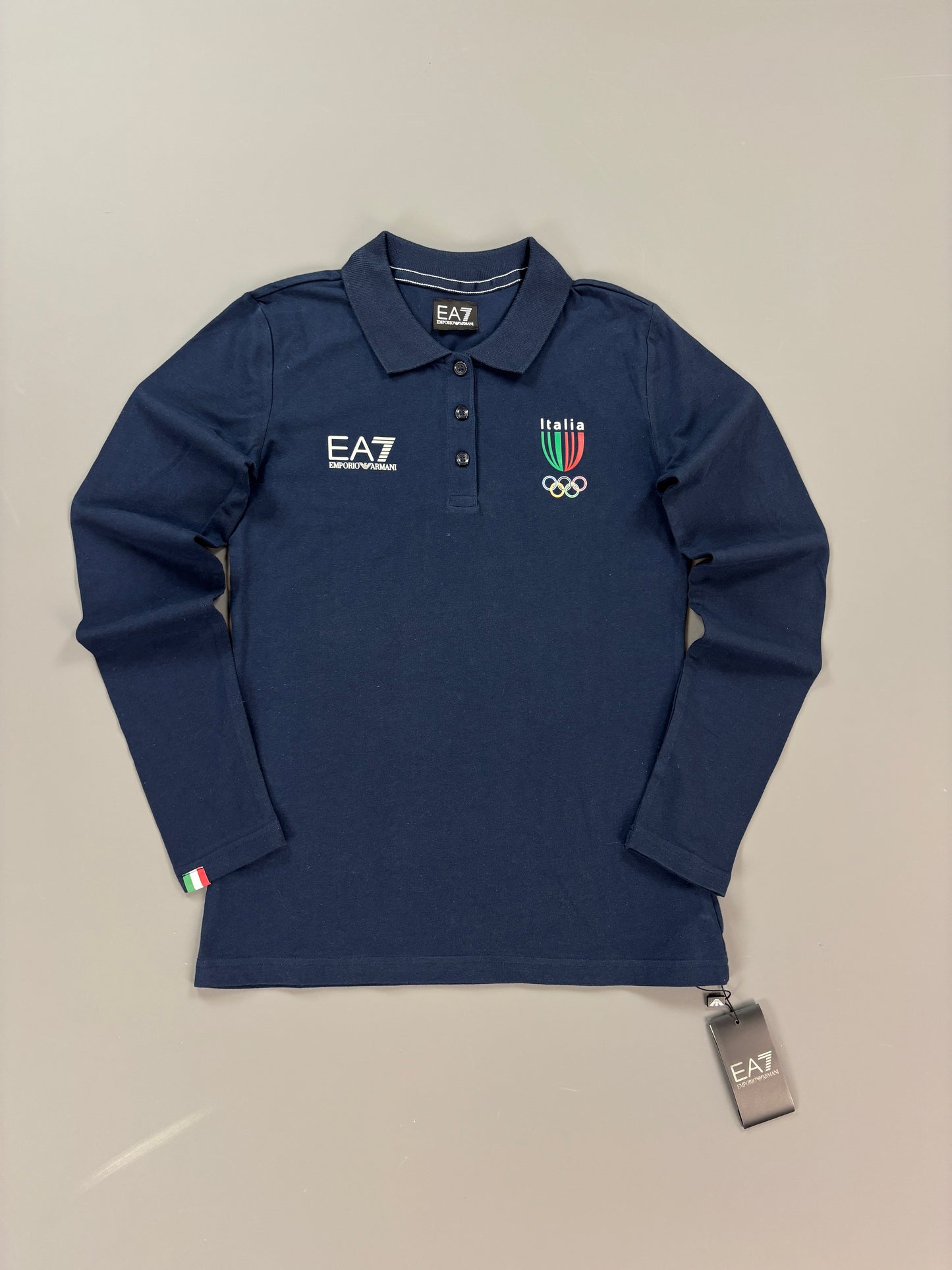 Armani Italia Polo Langarm XS-S