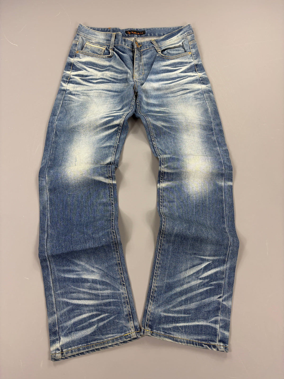 Japan Style Washed Straight Jeans vintage (L) 61season