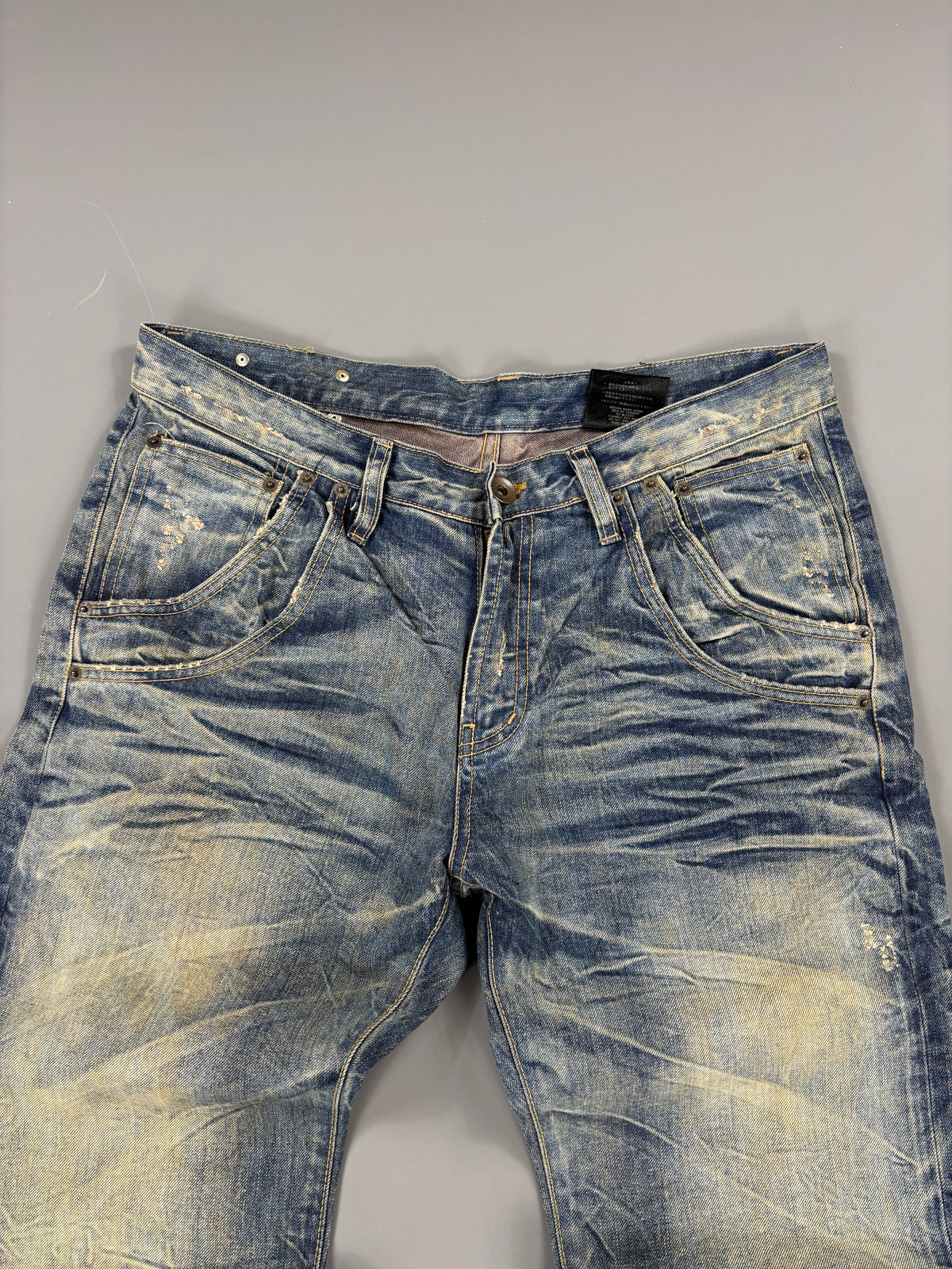 Japan Style Straight Washed Jeans vintage (XL) 61season