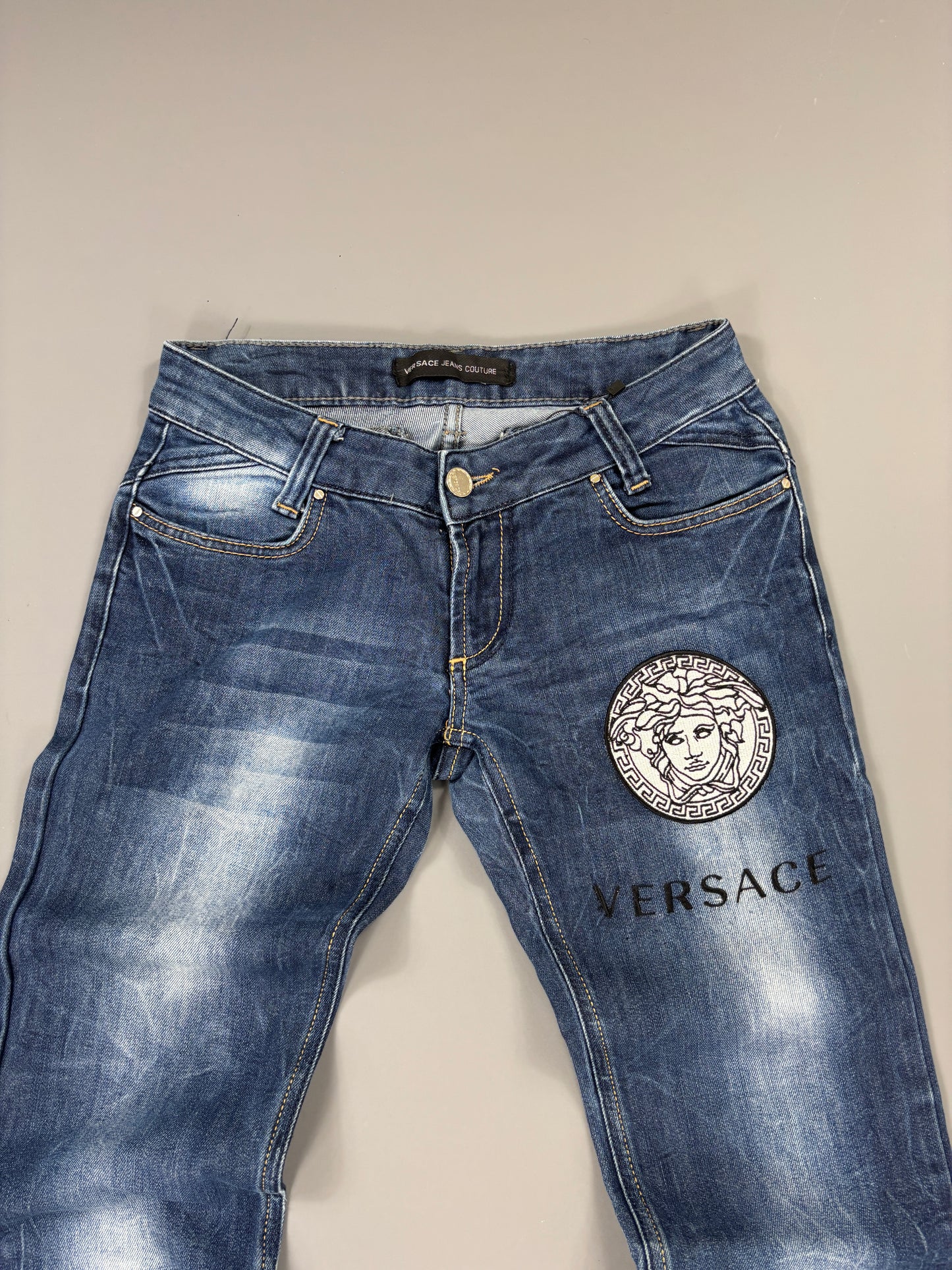Versace Woman Jeans vintage printed Skinny (M) 61season