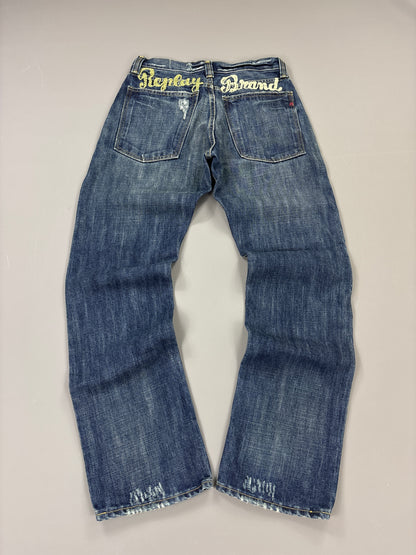 Replay Jeans vintage printed straight (M) 61season