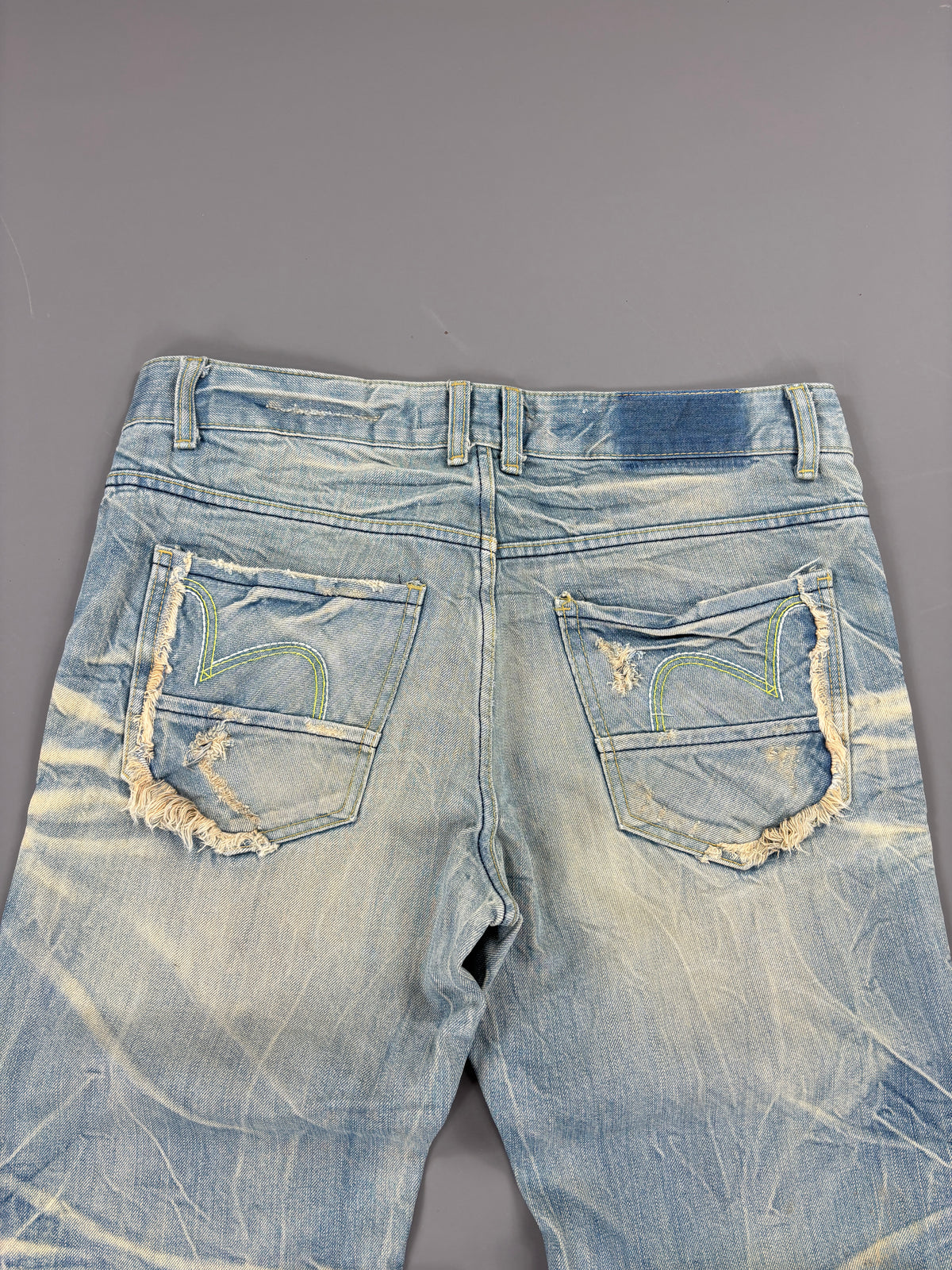 Japan Style Washed Jeans vintage (S) 61season
