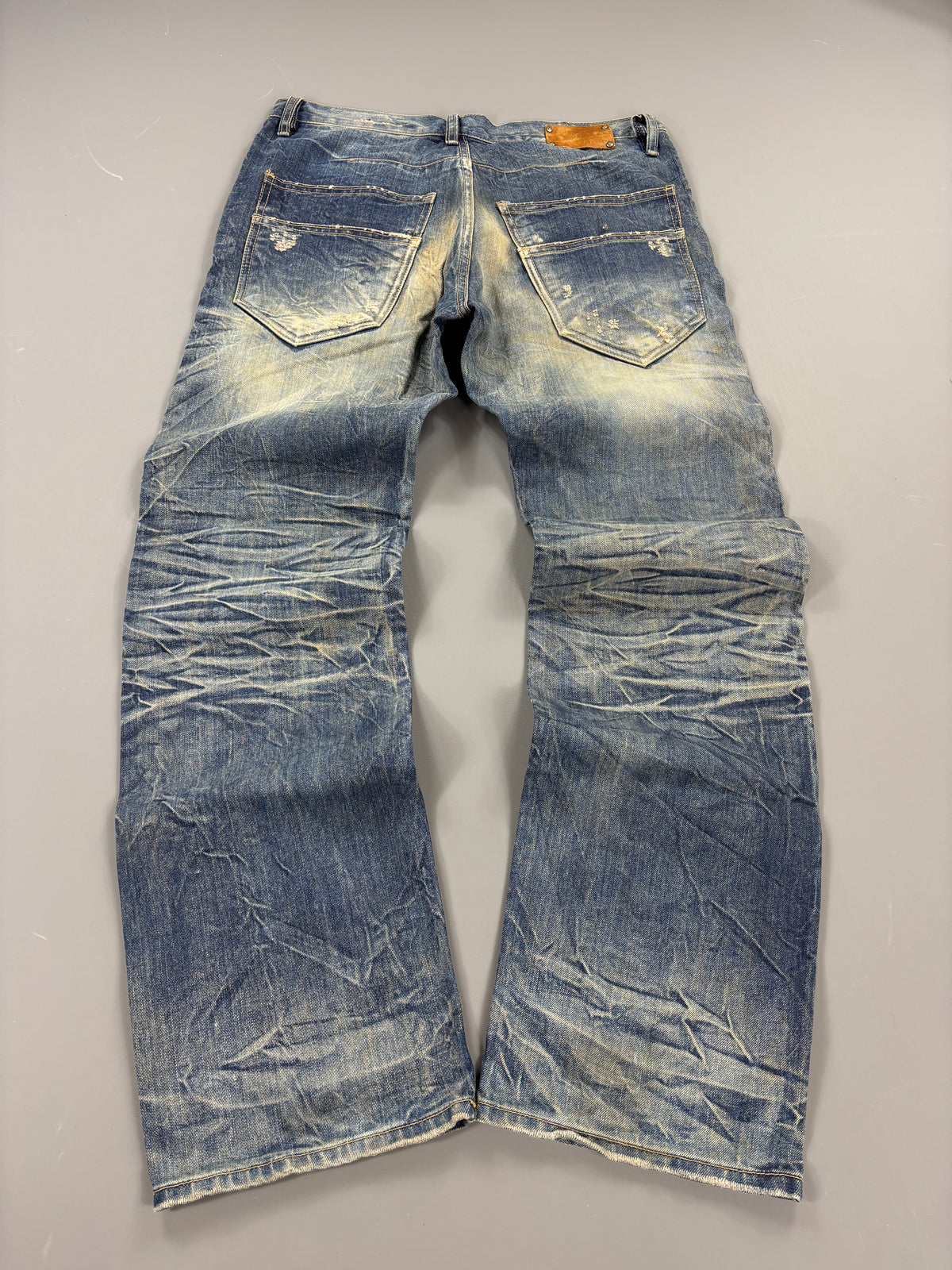 Japan Style Straight Washed Jeans vintage (XL) 61season