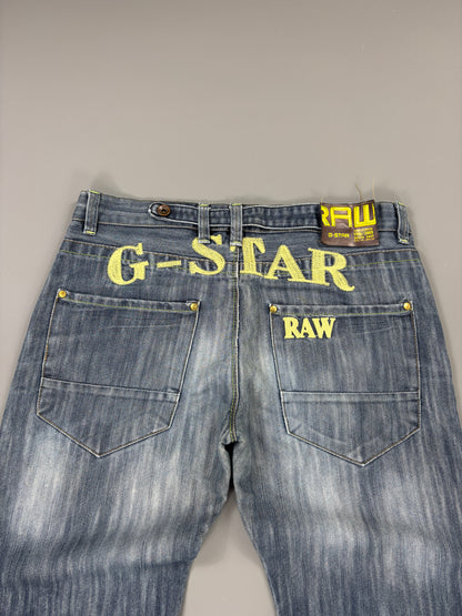 Gstar Raw Jeans vintage printed baggy (M) 61season
