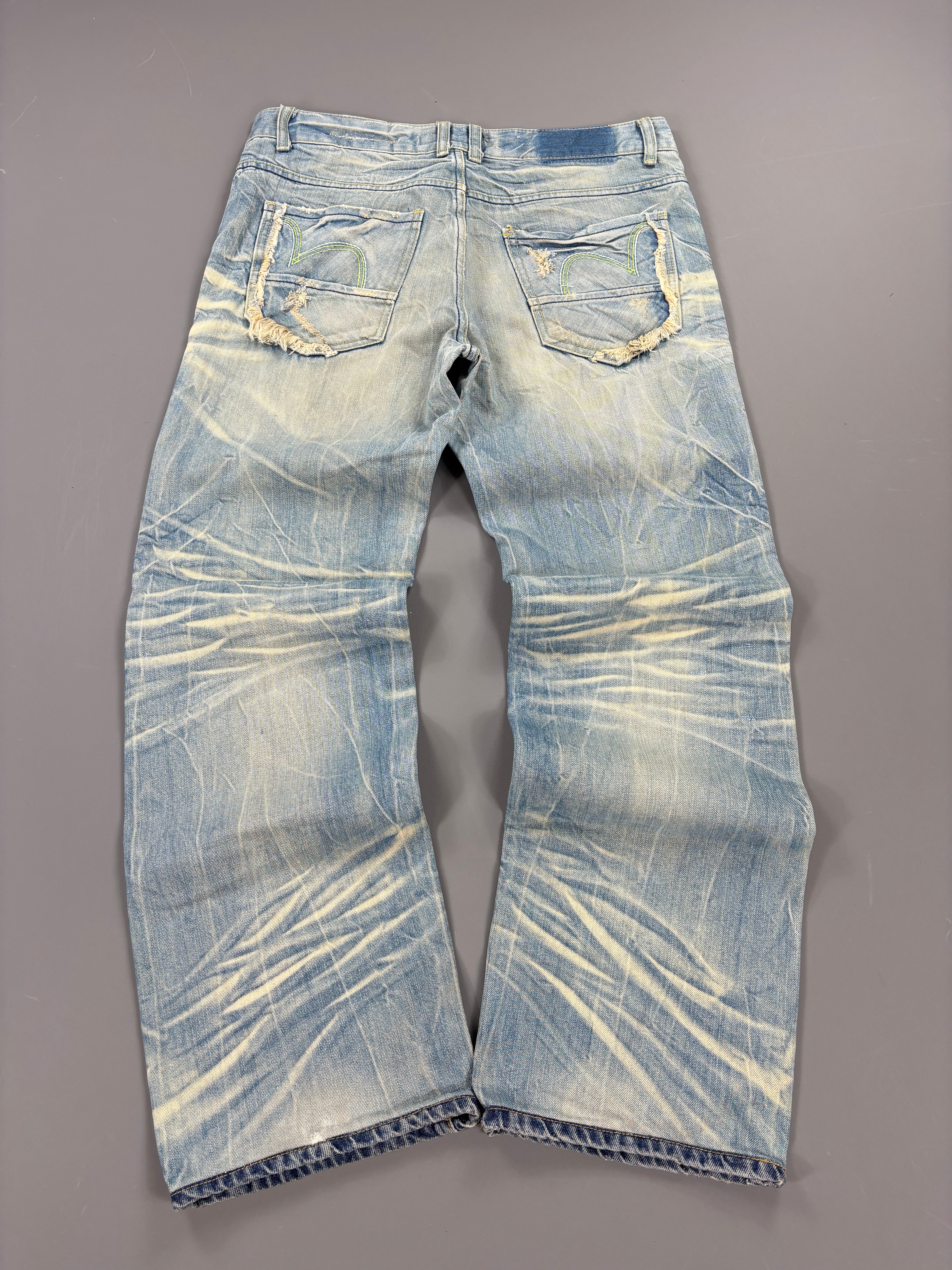 Japan Style Washed Jeans vintage (S) 61season