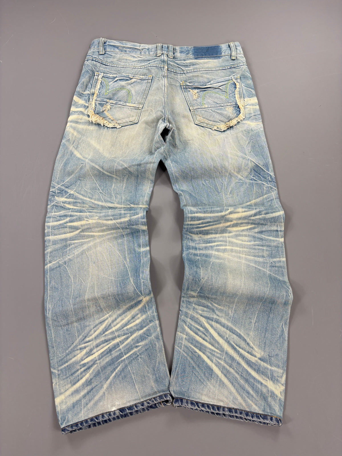 Japan Style Washed Jeans vintage (S) 61season