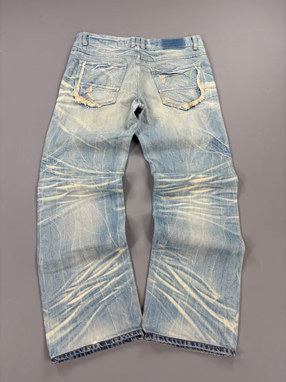 Japan Style Washed Jeans vintage (S) 61season