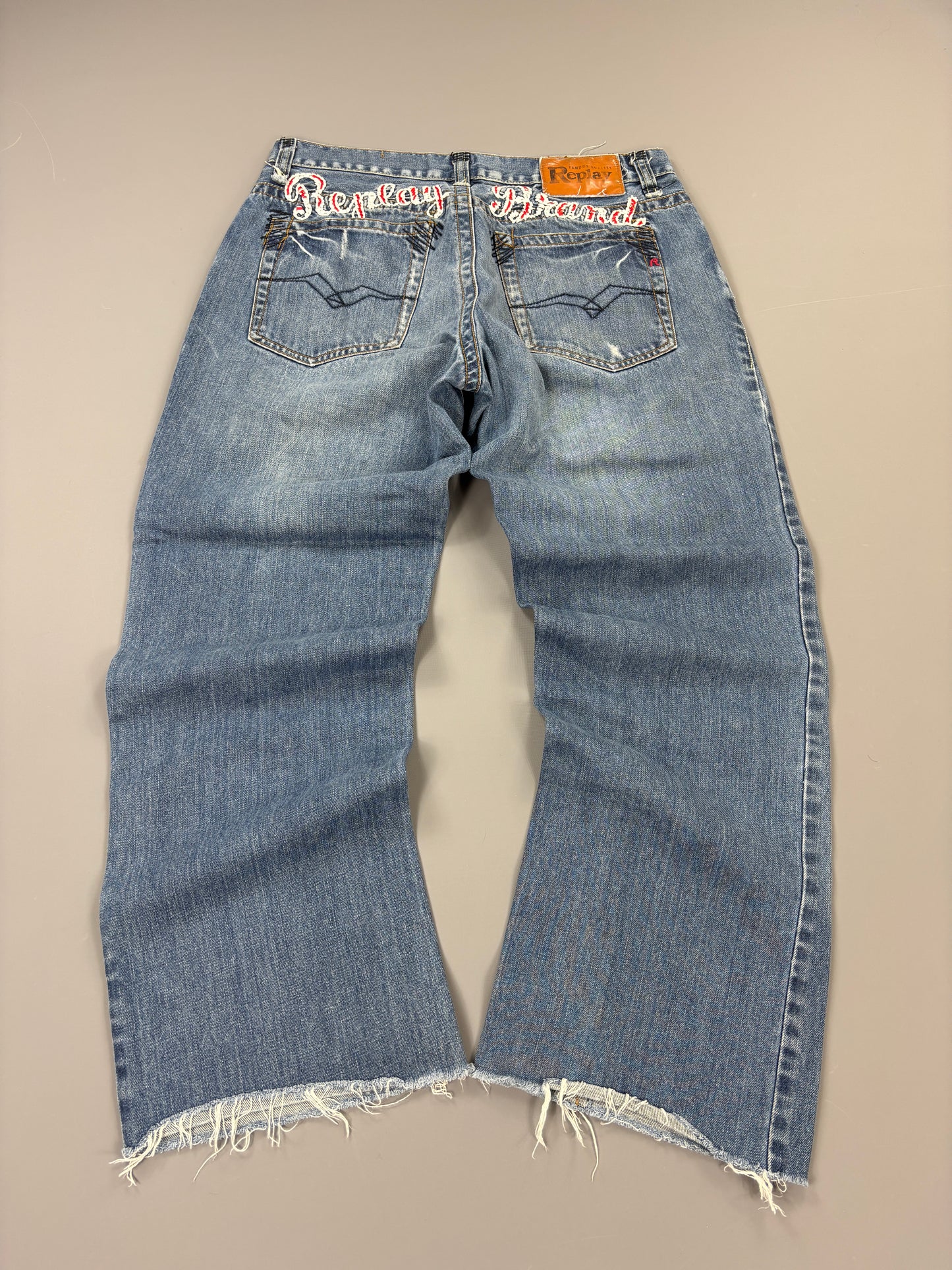 Replay Jeans washed printed baggy (S) 61season