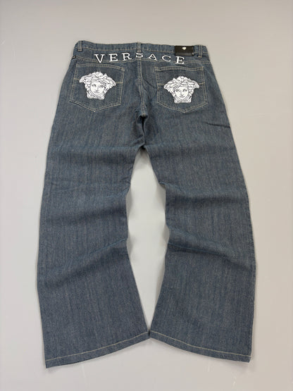 Versace Jeans vintage printed bootcut (XS) 61season