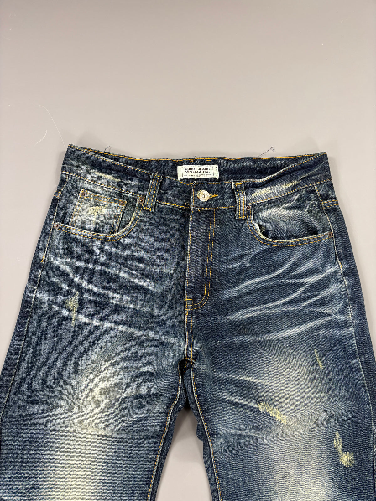 Japan Style Washed Straight Jeans (XL) 61season
