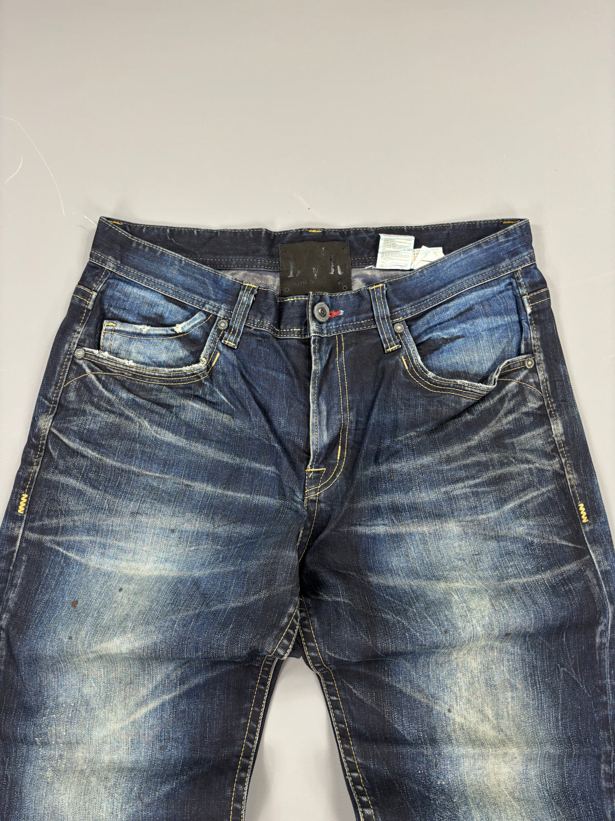 Japan Style Washed Straight Jeans vintage (S) 61season