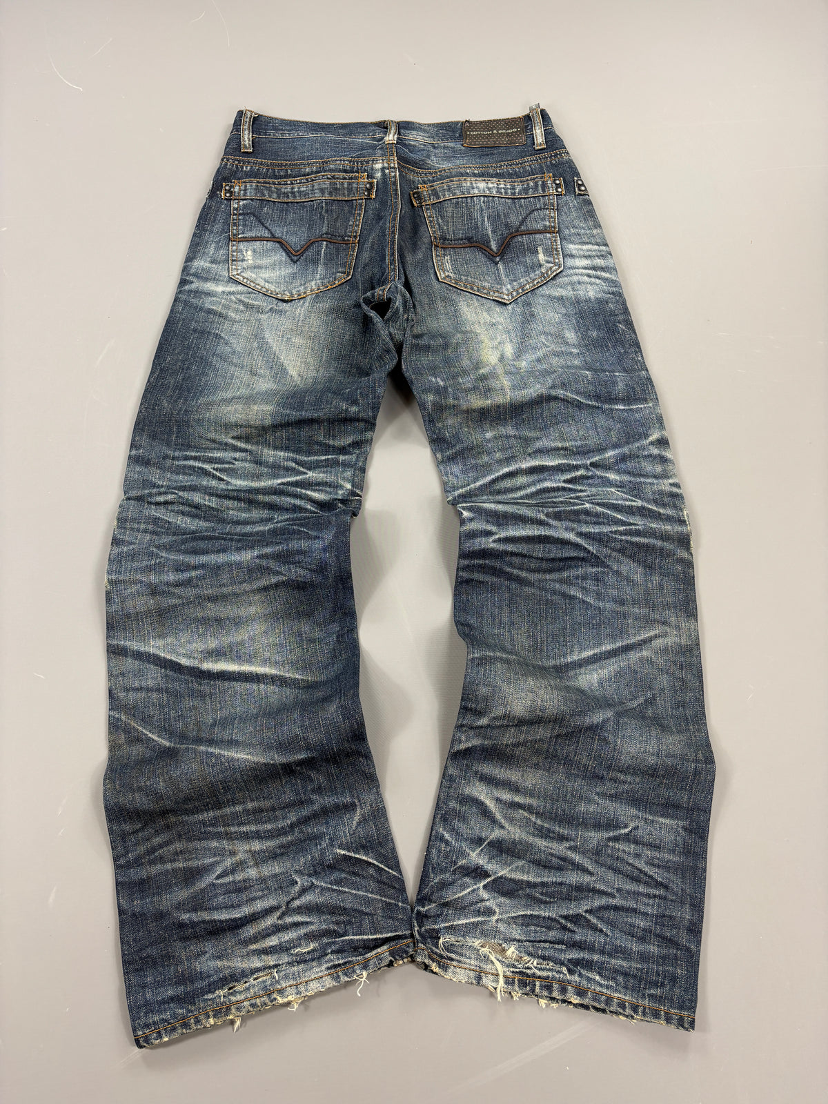 Cotton & Indigo Straight Jeans Washed Japan Style vintage ( 61season