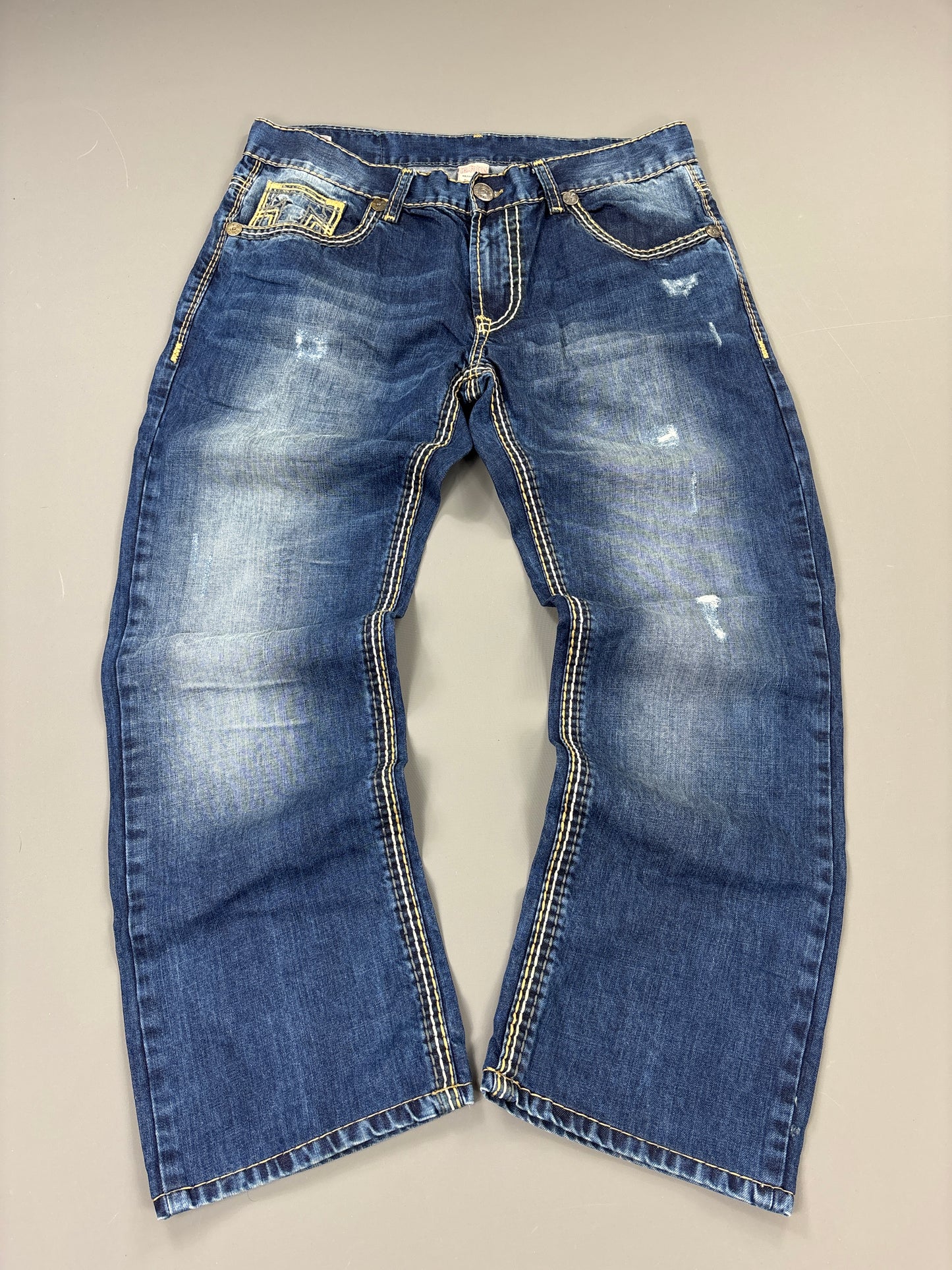 True Religion Jeans vintage printed baggy (M) 61season