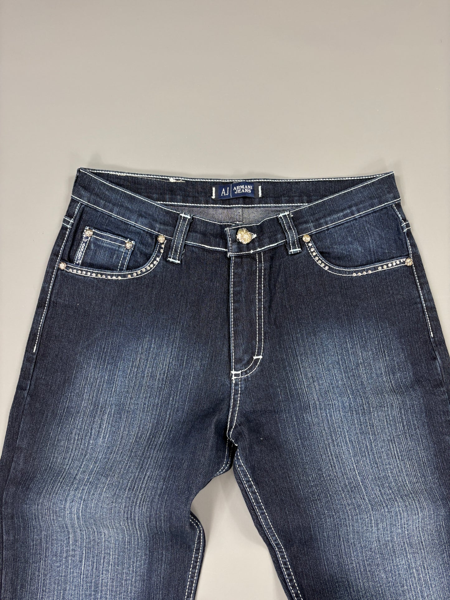 Armani Jeans vintage print skinny (S) 61season