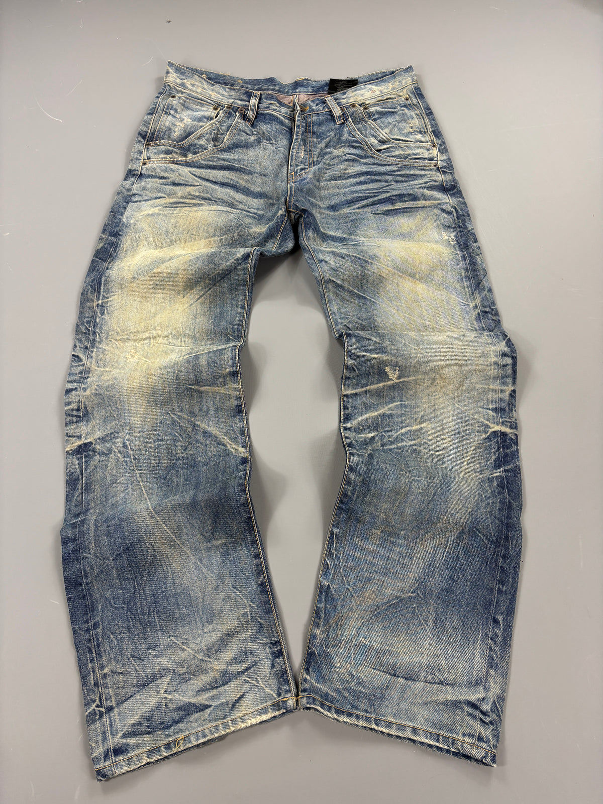 Japan Style Straight Washed Jeans vintage (XL) 61season