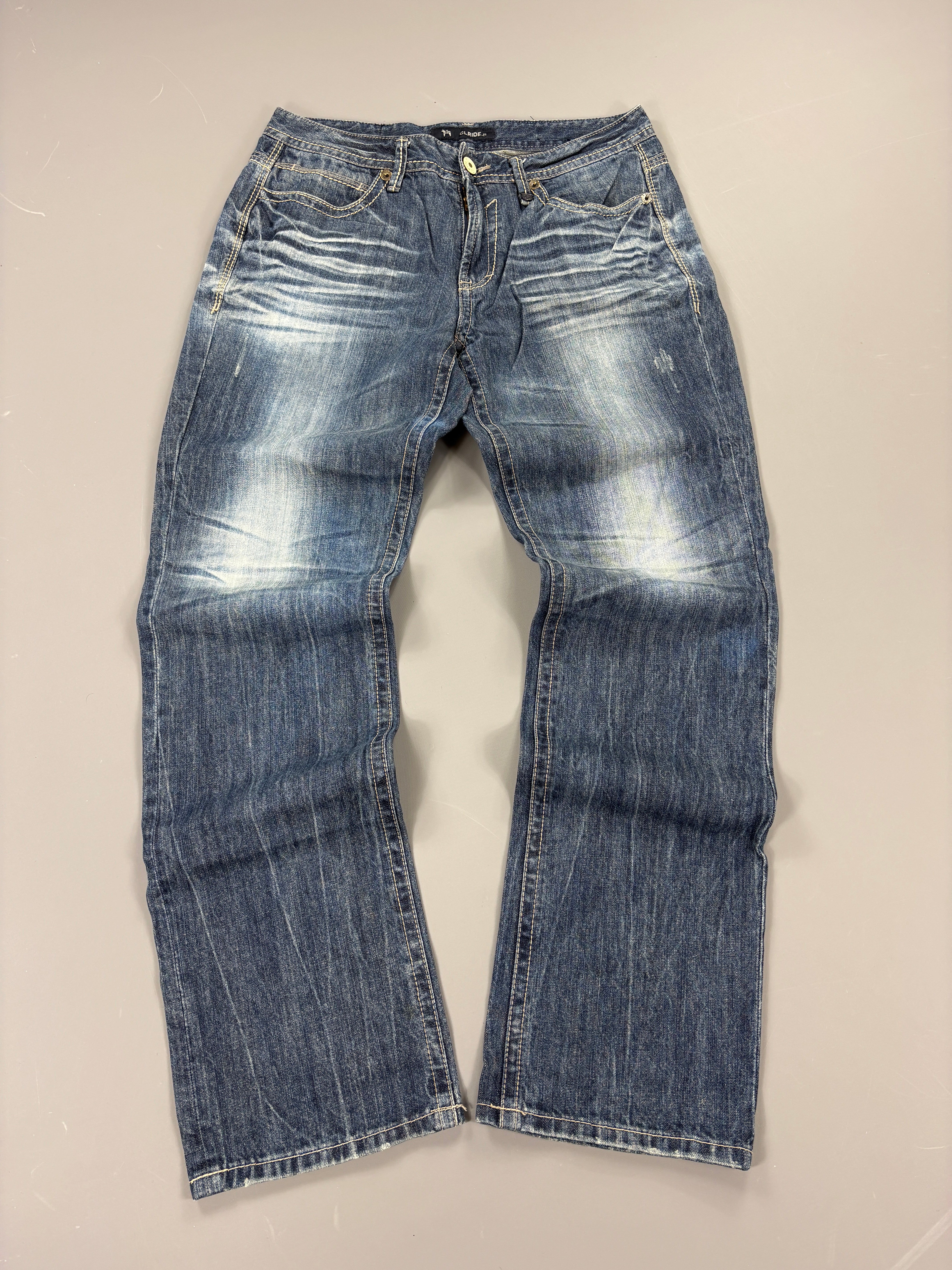 Japan Style Washed Straight Jeans vintage (L) 61season