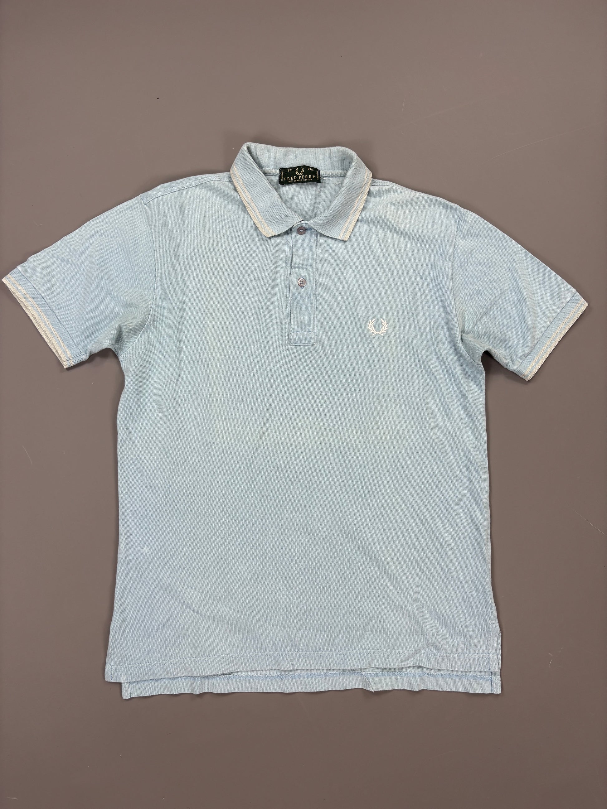 Fred Perry Polo vintage babyblue (S) 61season