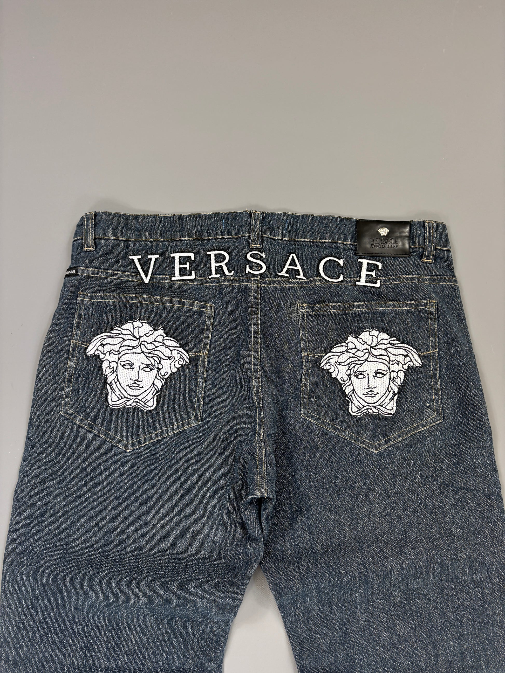 Versace Jeans vintage printed bootcut (XS) 61season