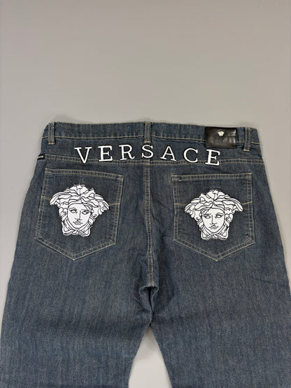 Versace Jeans vintage printed bootcut (XS) 61season