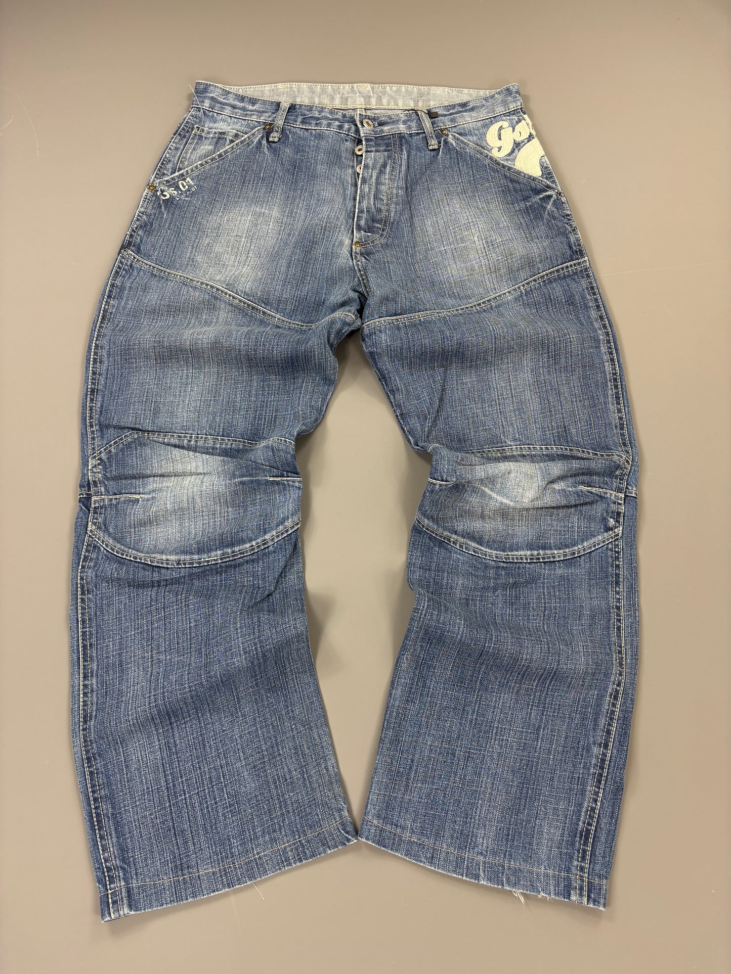 Gstar Raw Jeans vintage printed baggy (S) 61season