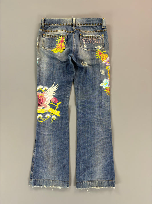 Dolce Gabbana Hawaii Jeans S