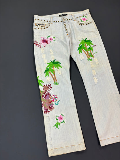 Dolce Gabbana Hawaii Jeans L