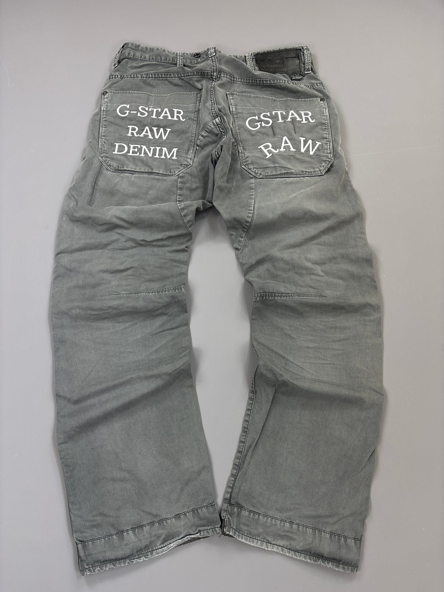 Gstar Raw Hose vintage washed grey straight (M) 61season
