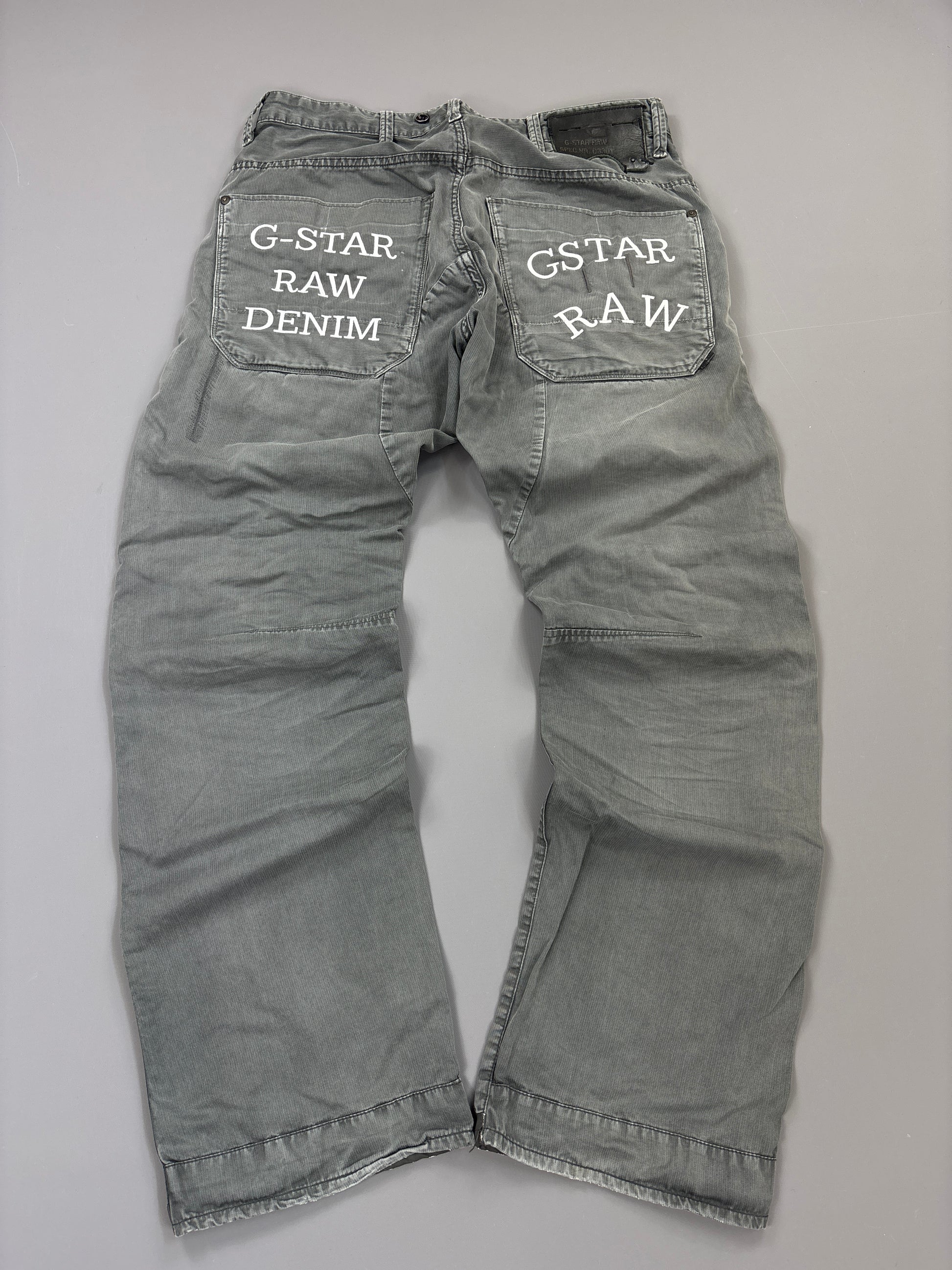 Gstar Raw Hose vintage washed grey straight (M) 61season
