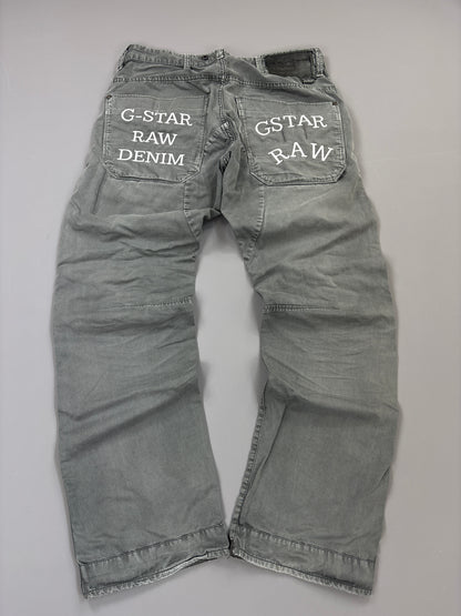 Gstar Raw Hose vintage washed grey straight (M) 61season