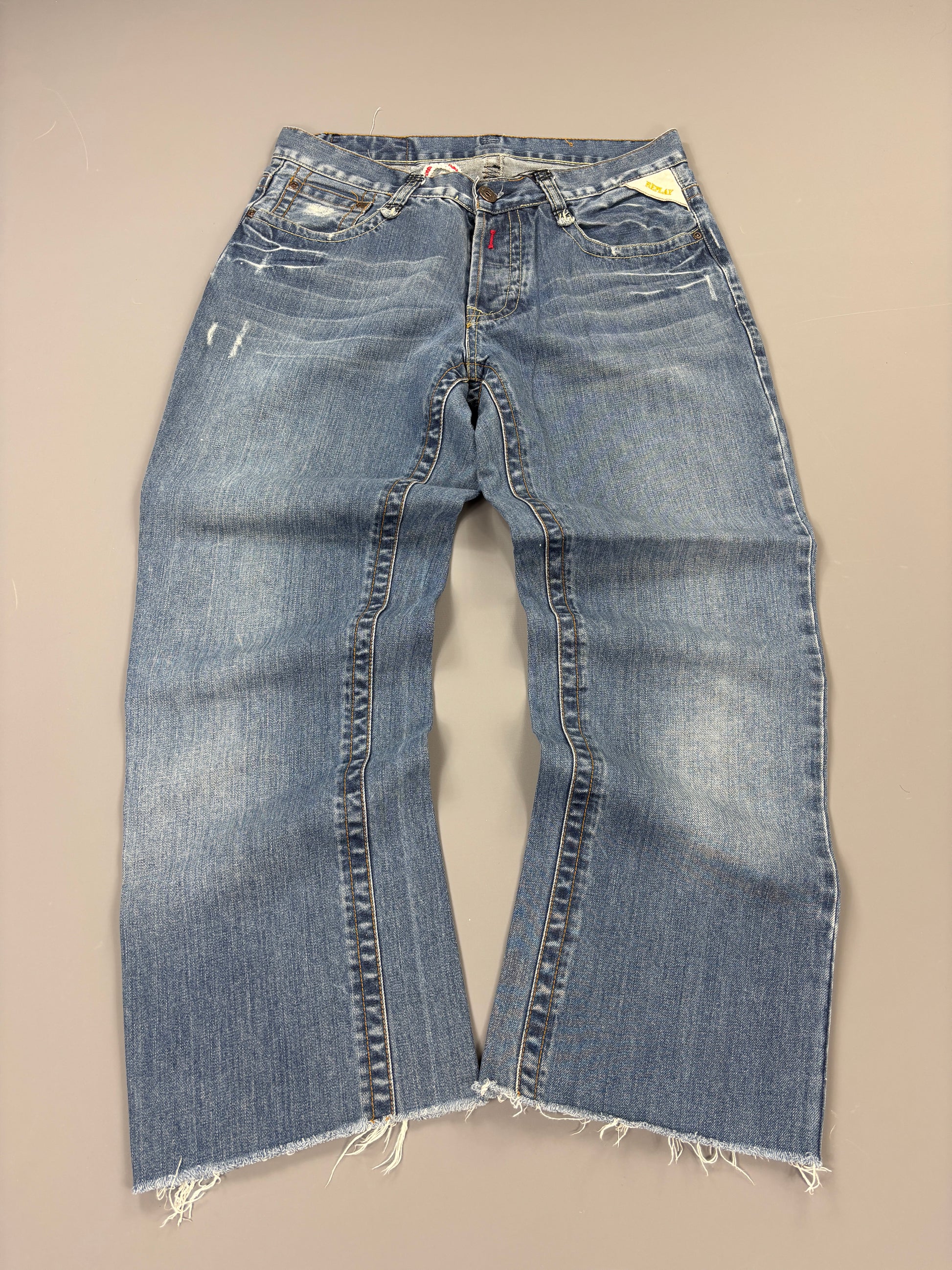 Replay Jeans washed printed baggy (S) 61season
