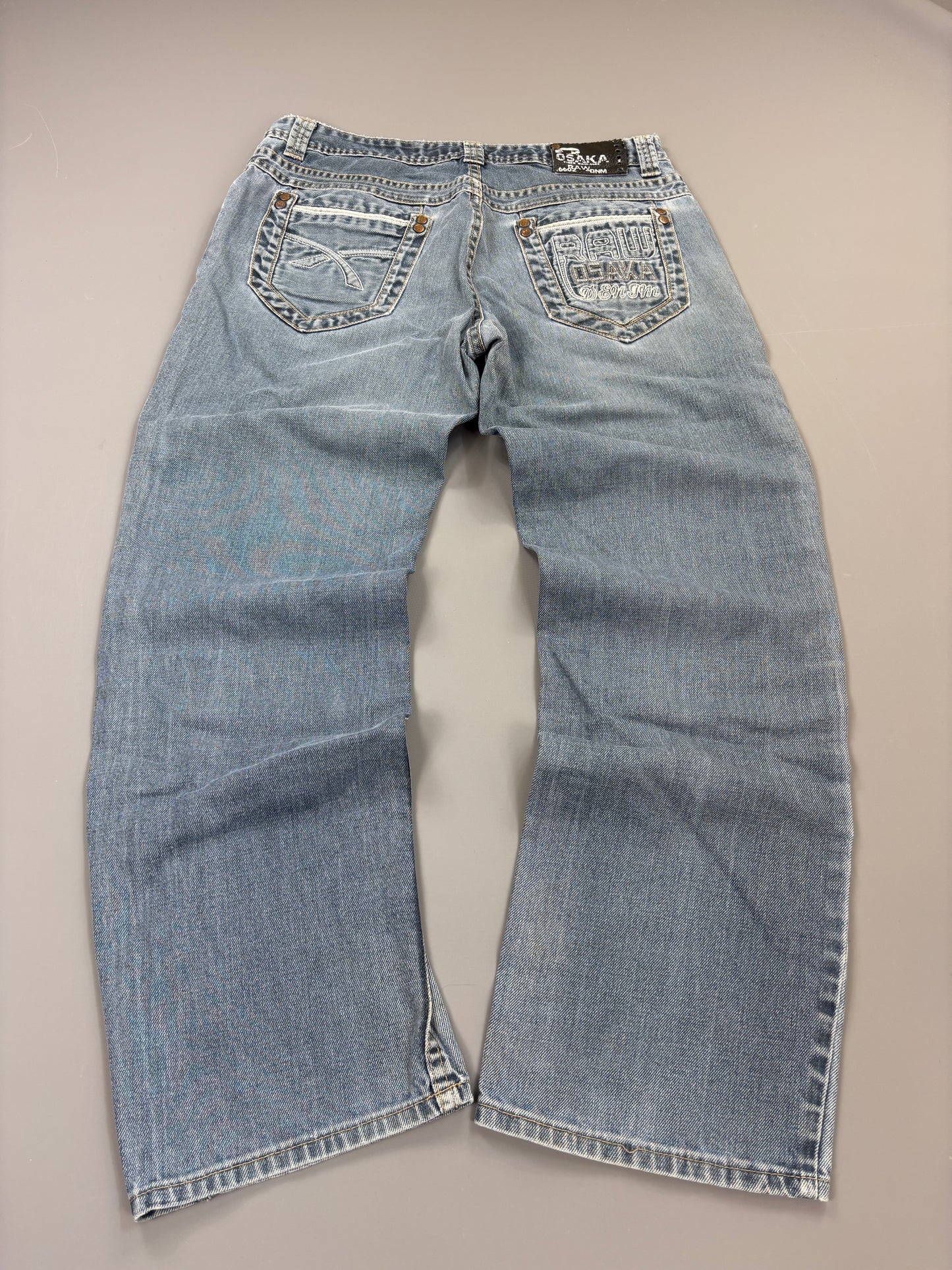 Gstar Jeans vintage printed washed grey straight (S) 61season
