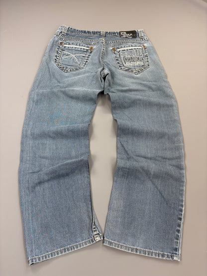 Gstar Jeans vintage printed washed grey straight (S) 61season