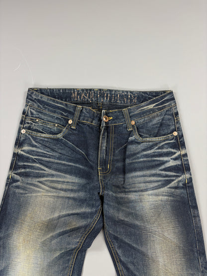 Japan Style Bootcut Washed Jeans vintage (L) 61season