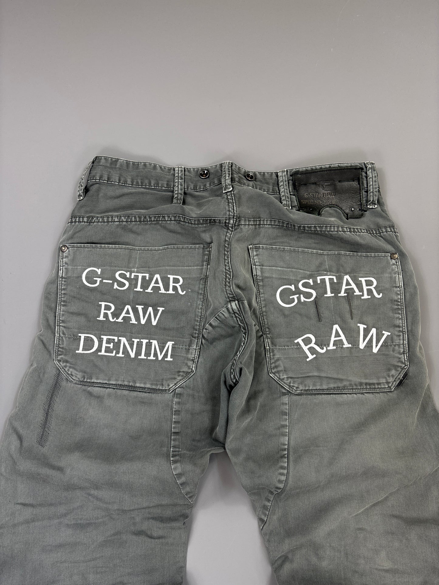 Gstar Raw Hose vintage washed grey straight (M) 61season