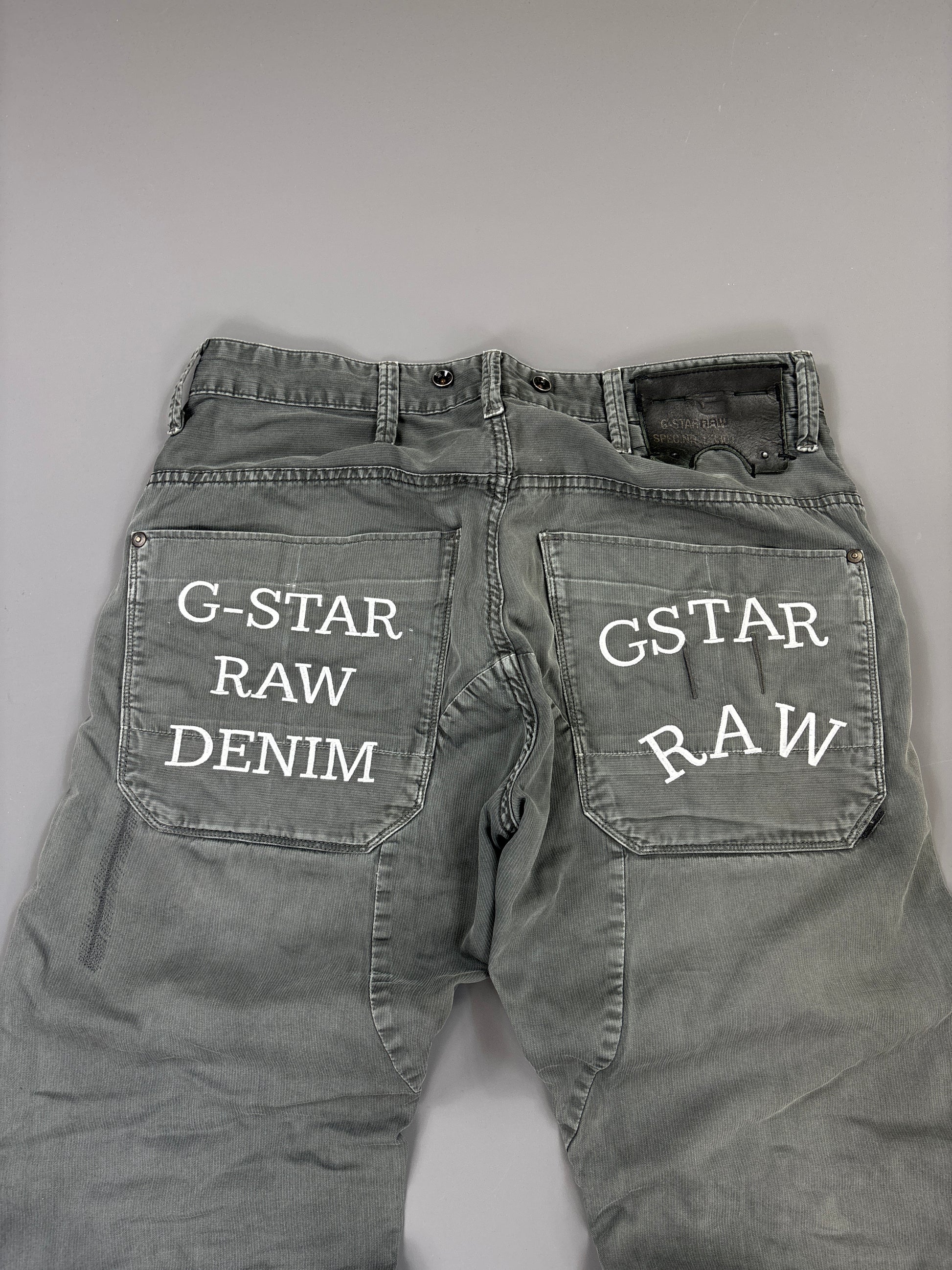 Gstar Raw Hose vintage washed grey straight (M) 61season