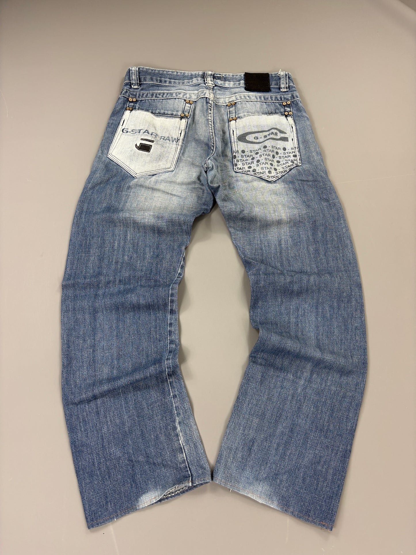 Gstar Raw Jeans vintage printed straight (S) 61season