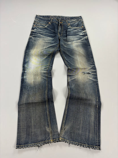 Japan Style Straight Washed Jeans vintage (XL) 61season