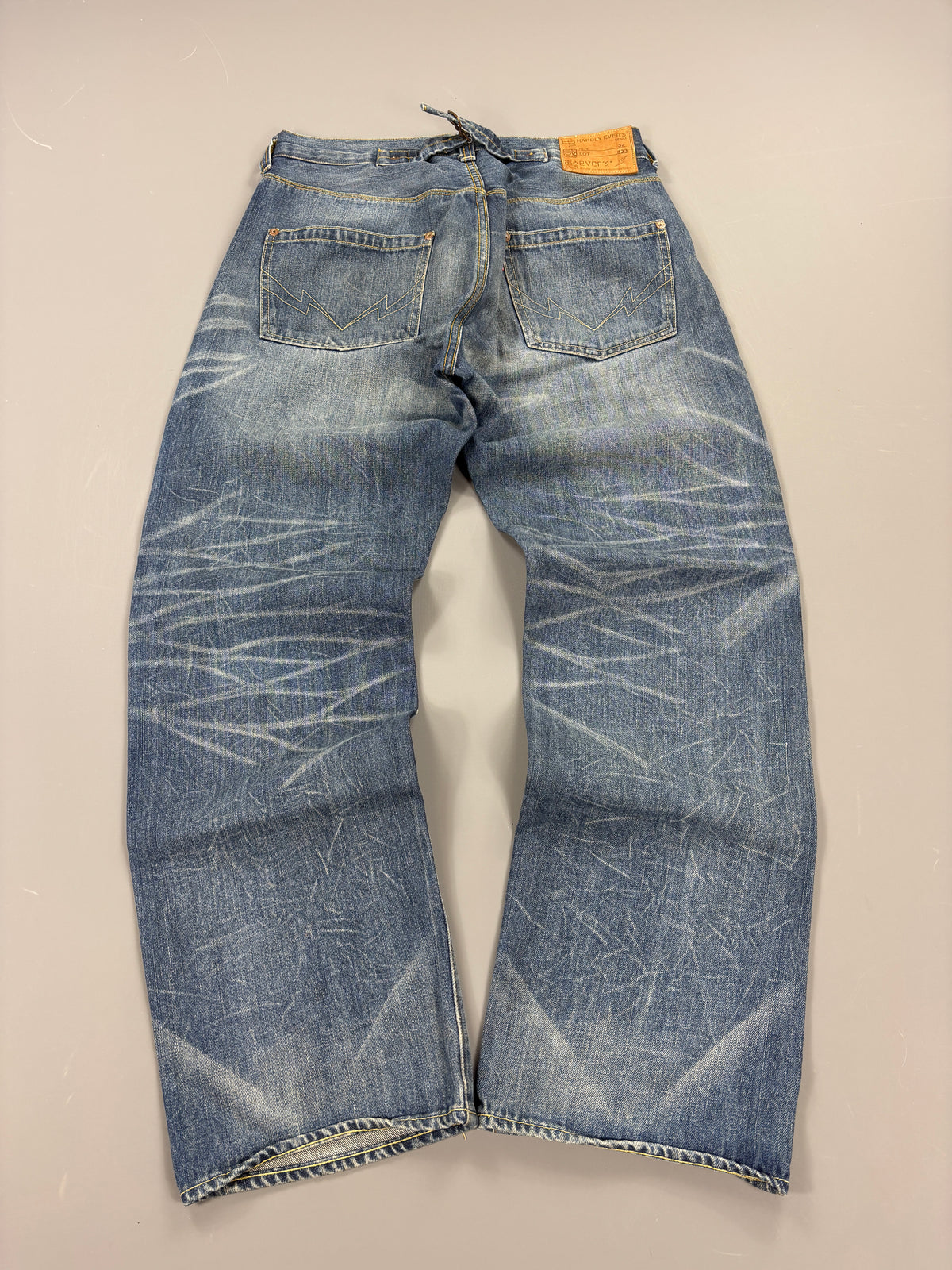 Japan Style Washed Straight Jeans vintage (M) 61season