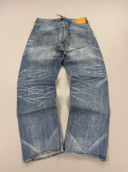 Japan Style Washed Straight Jeans vintage (M) 61season