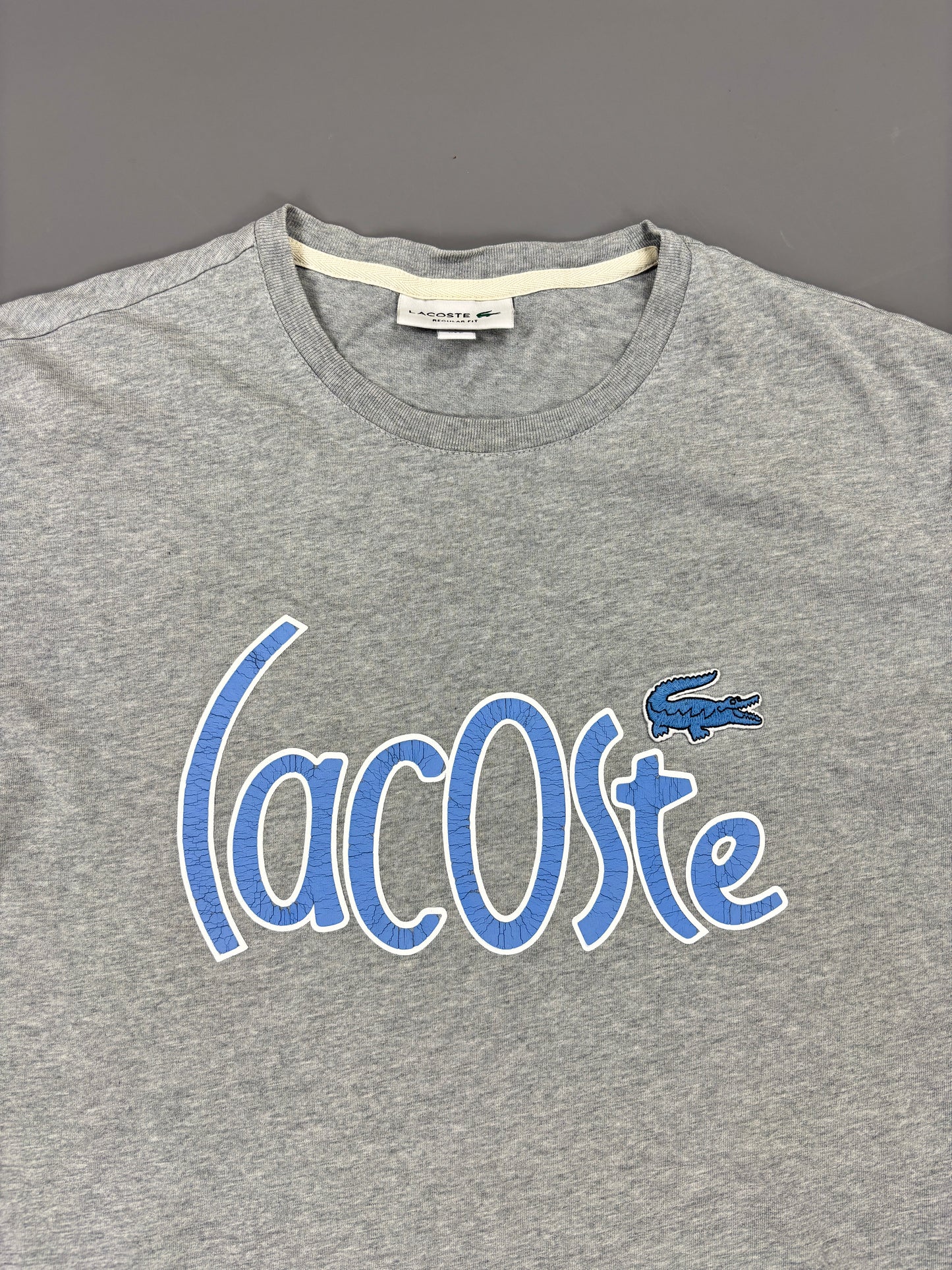 Lacoste T-Shirt vintage printed (M) 61season