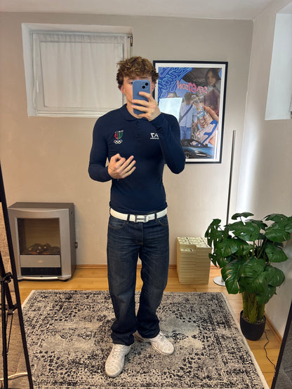 Armani Italia Polo Langarm XS-S